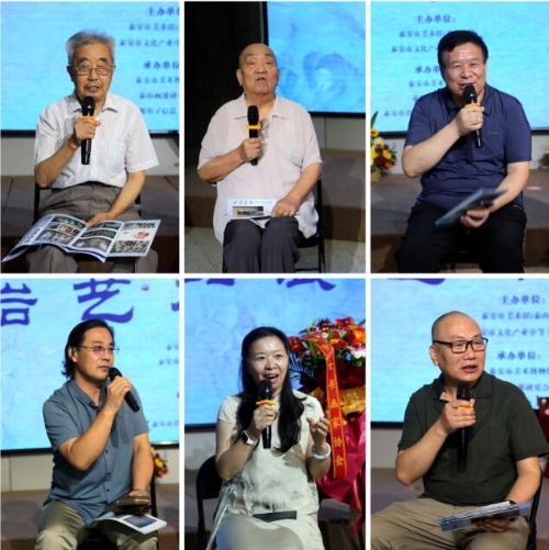 泰岱艺苑飞花似梦来岩艺术作品展在市美术馆开幕